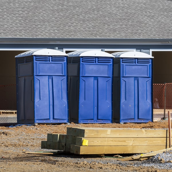 is there a specific order in which to place multiple portable restrooms in El Moro CO